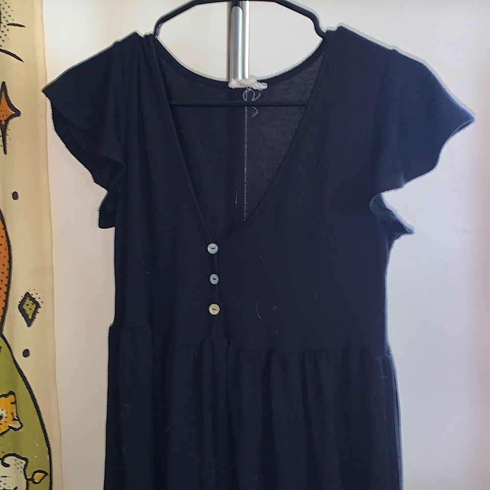 black babydoll dress